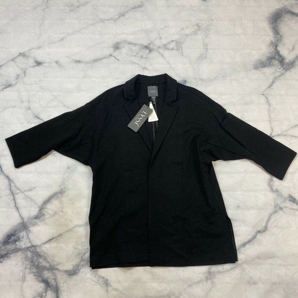 Lysse Liberty Jacket Blazer Size Large Black 24-2275-M2 Open Front Ponte Knit - Picture 5 of 9